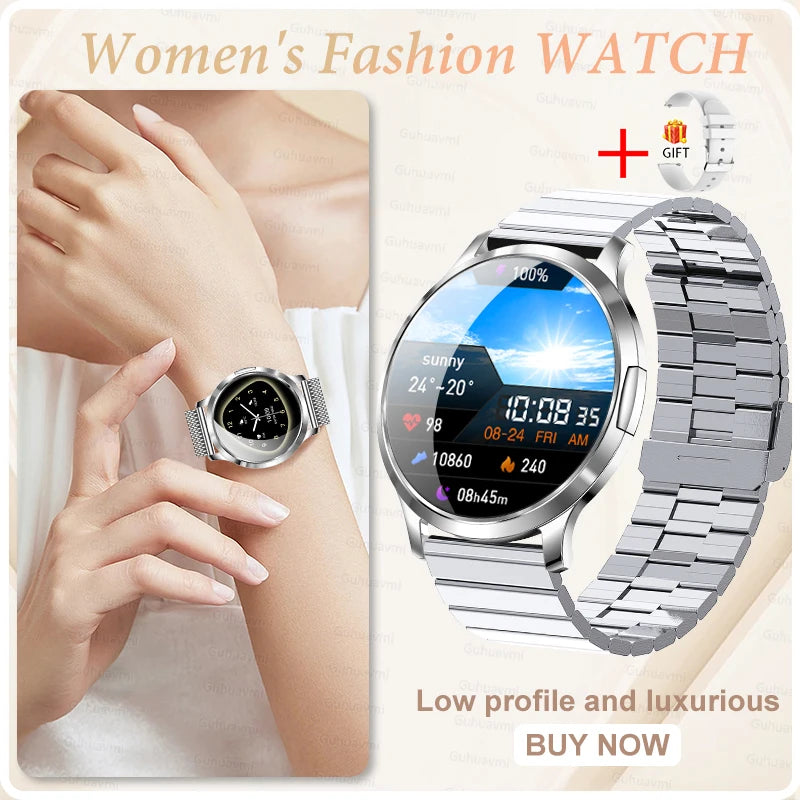 New Smart Watch For Women Gift 1.32 Inch Full Touch Screen