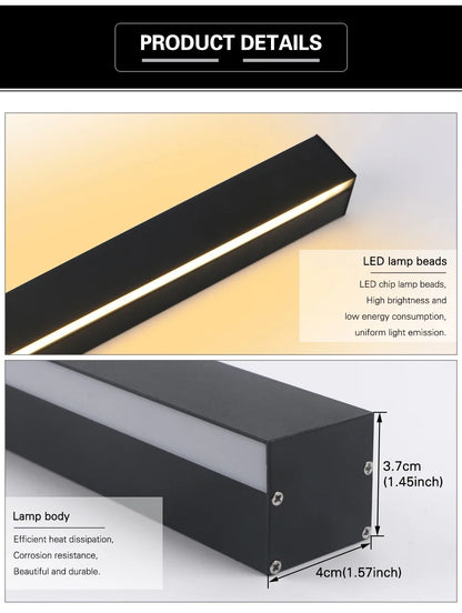 LED Lighting Wall Lamp IP65 Garden AC Long Wall Light