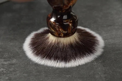 Caramel Cat's Whisker Synthetic Shaving Brush