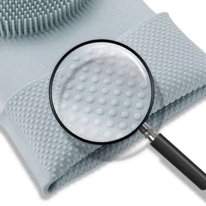Magic Silicone Gloves Cleaning Dishwashing Scrubber Dish
