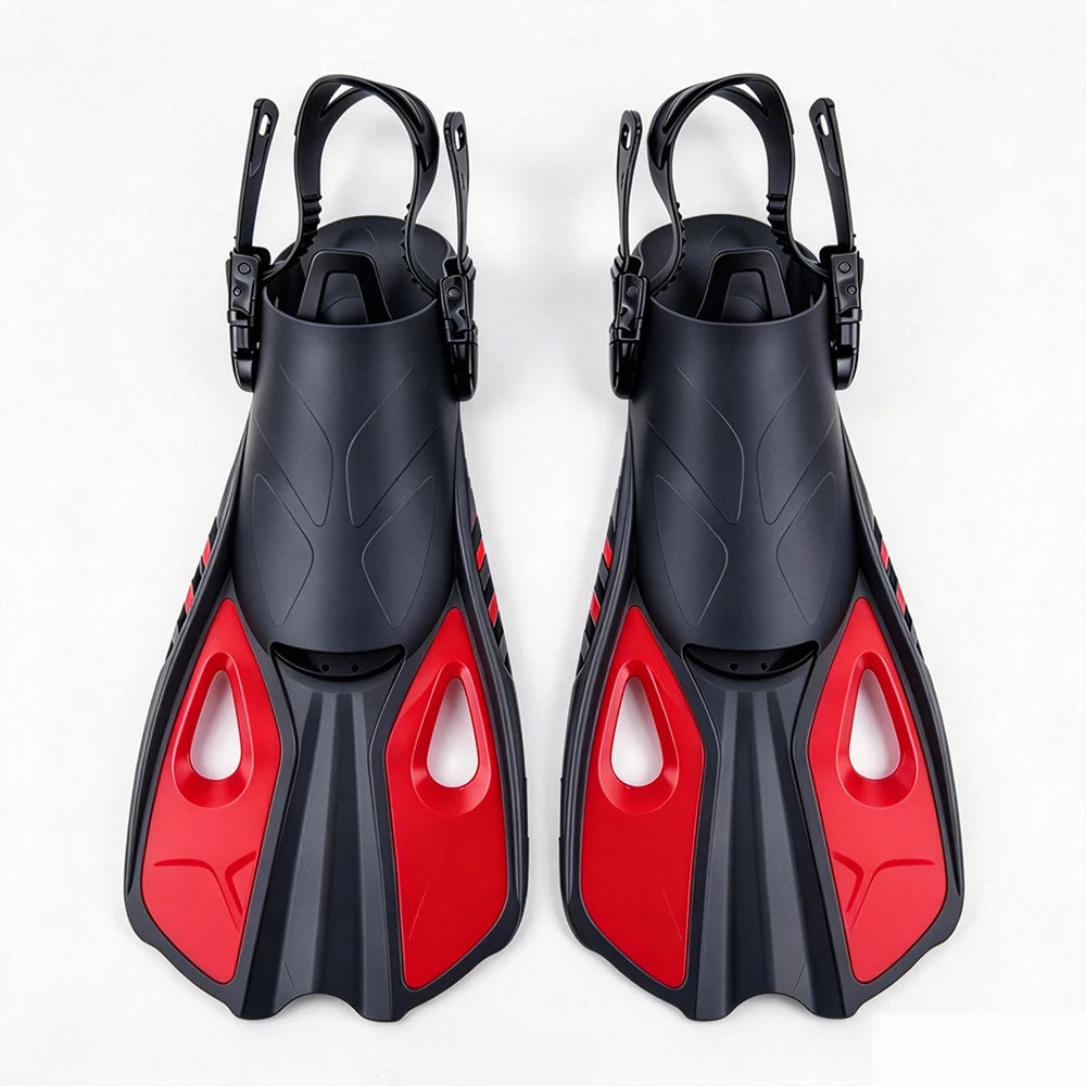 Snorkel Fins Swim Flippers Short Diving Frog Shoes Duck Webs