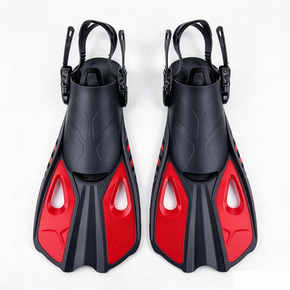 Snorkel Fins Swim Flippers Short Diving Frog Shoes Duck Webs