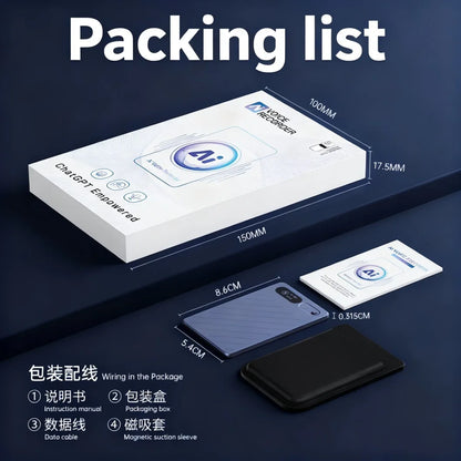 AI Voice Recorder ChatGPT-4 App 64GB Transcribe Summarize
