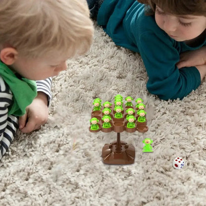 Creative Balancing Tree Toy Digital Monkey Balance Scale