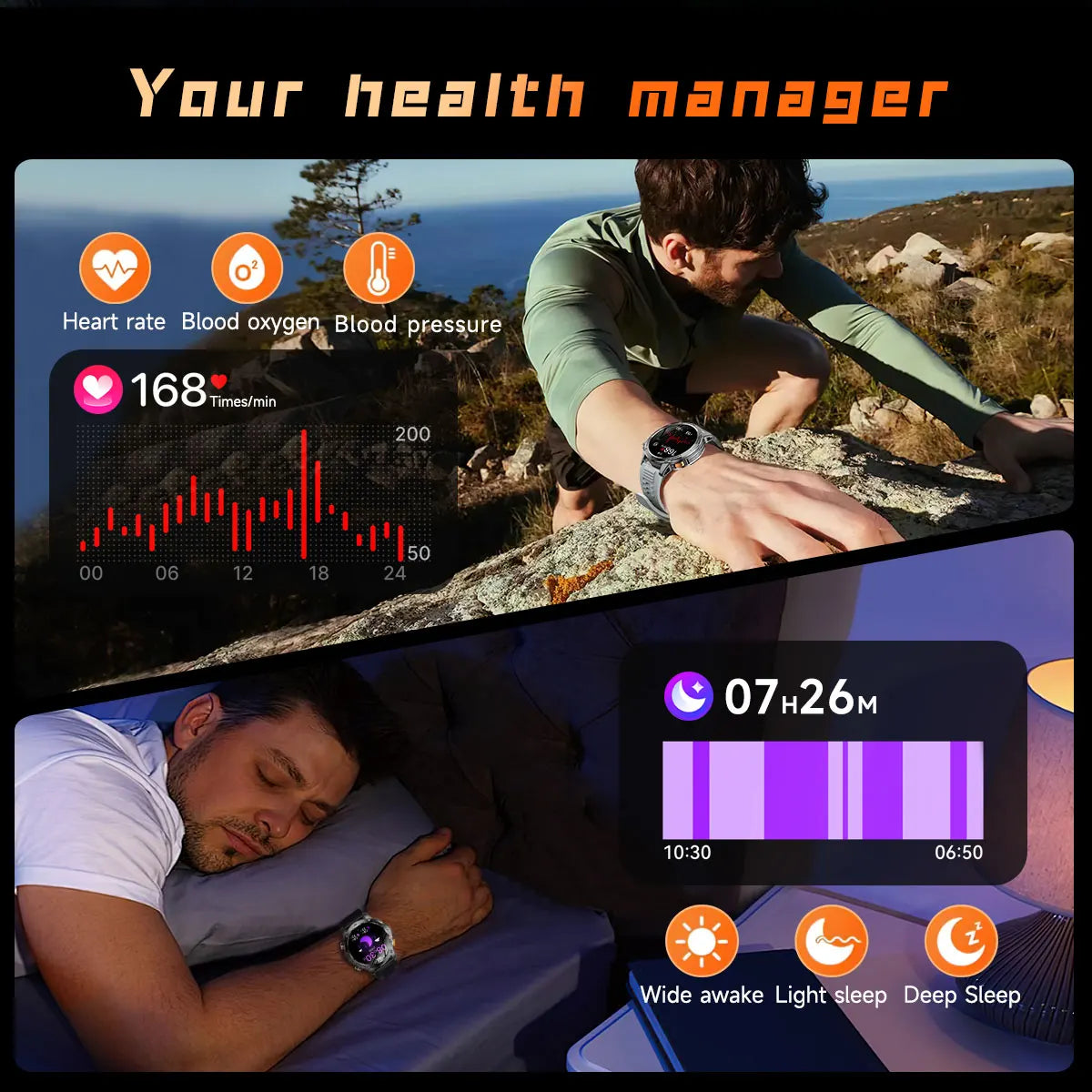 New Military T-Rex 3 Ultra 1000mAh Battery Smart Watch