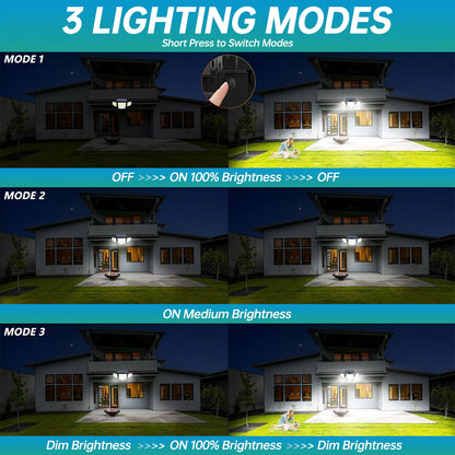 Solar Motion Sensor Outdoor Lights LED Outdoor Solar Garden