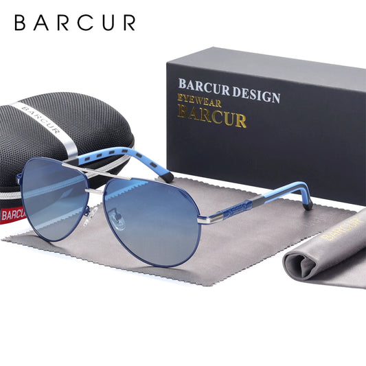 BARCUR Design Polarized Sunglasses for Men Women