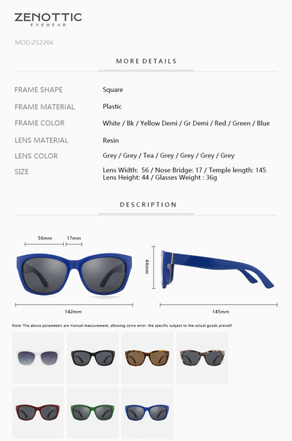 ZENOTTIC Butterfly Women Oversized Polarized Sunglasses