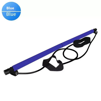 Pilates Stick - Adjustable Fitness Bar for Home Workout Yoga