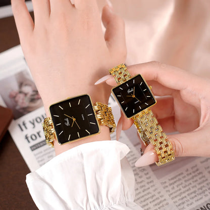 Men Watch Business Simple Square Couple Watches Waterproof