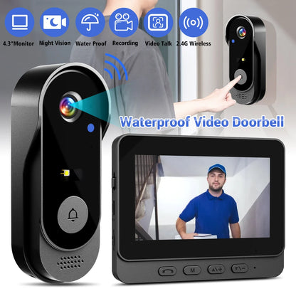 Wireless Video Doorbell Camera Home Security