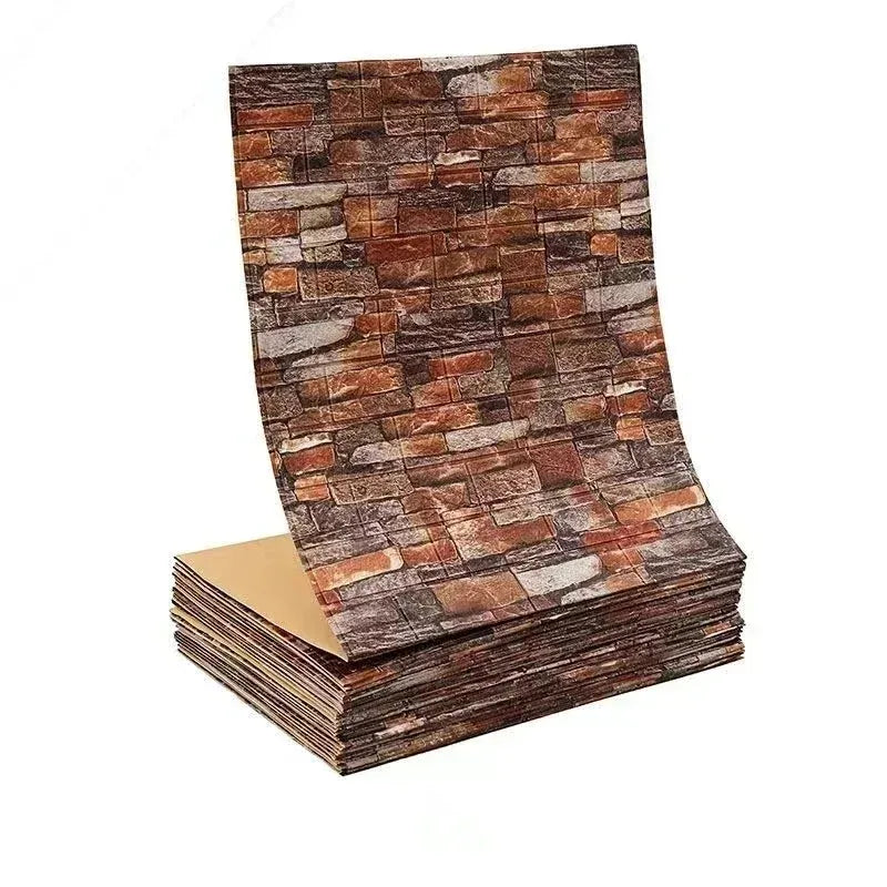 Retro 3D Wall Sticker Imitation Brick Plane Wall Sticker