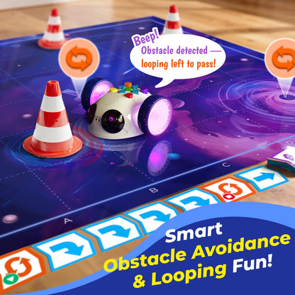 Apitor Mini Robot Wheels Coding Robot Toys Screen