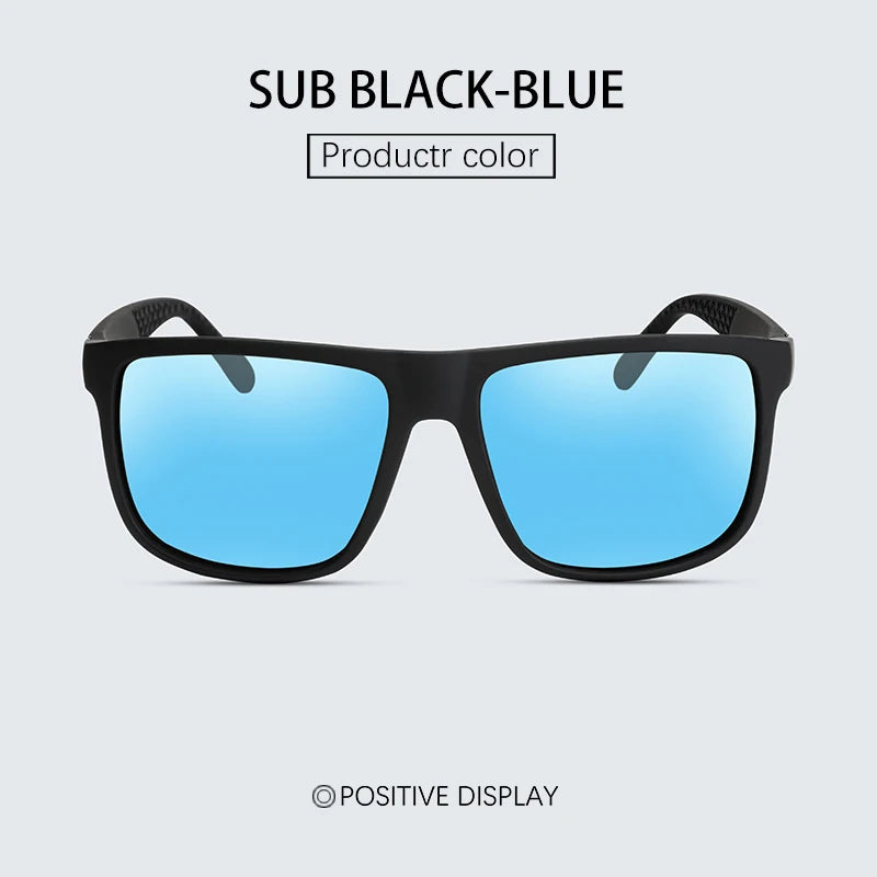 Brand Designer Men's Sun Glasses Vintage Square Sunglasses
