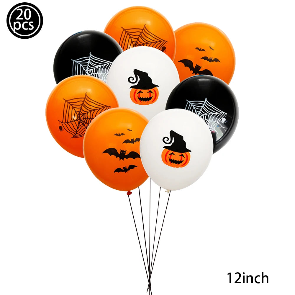Halloween Inflatable Ghost Tree Balloons Pumpkins Mummy Miko
