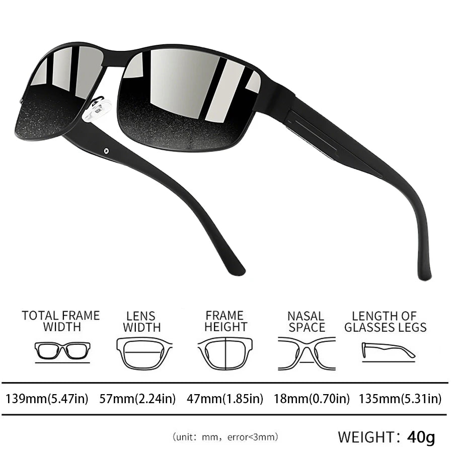 Fashion Vintage Rectangle Sunglasses Men Women