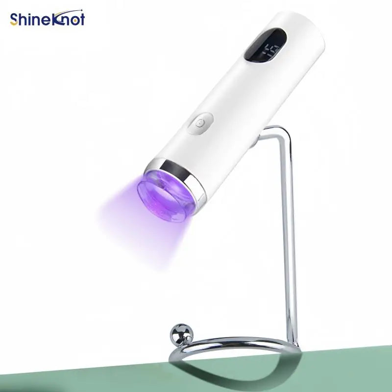 Handheld Quick Drying Nail Lamp Magnetic Mount Rechargeable