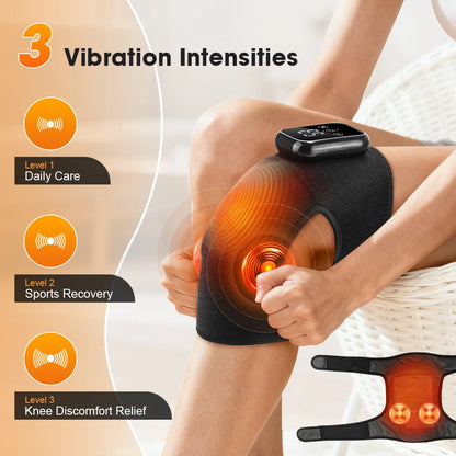 Electric Heating Knee Wrap with 5 Modes Muscle Relaxation