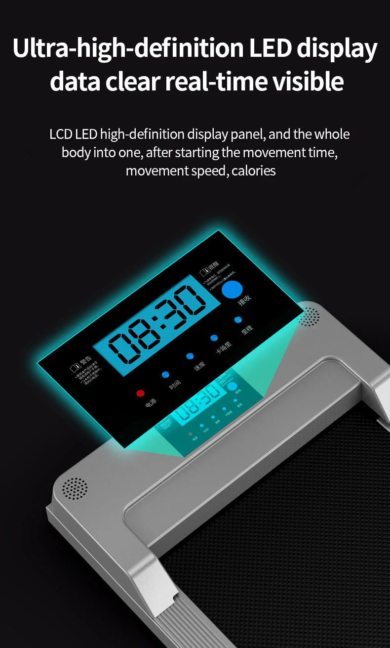 Electric Foldable Treadmill Mini Flat Running Machine