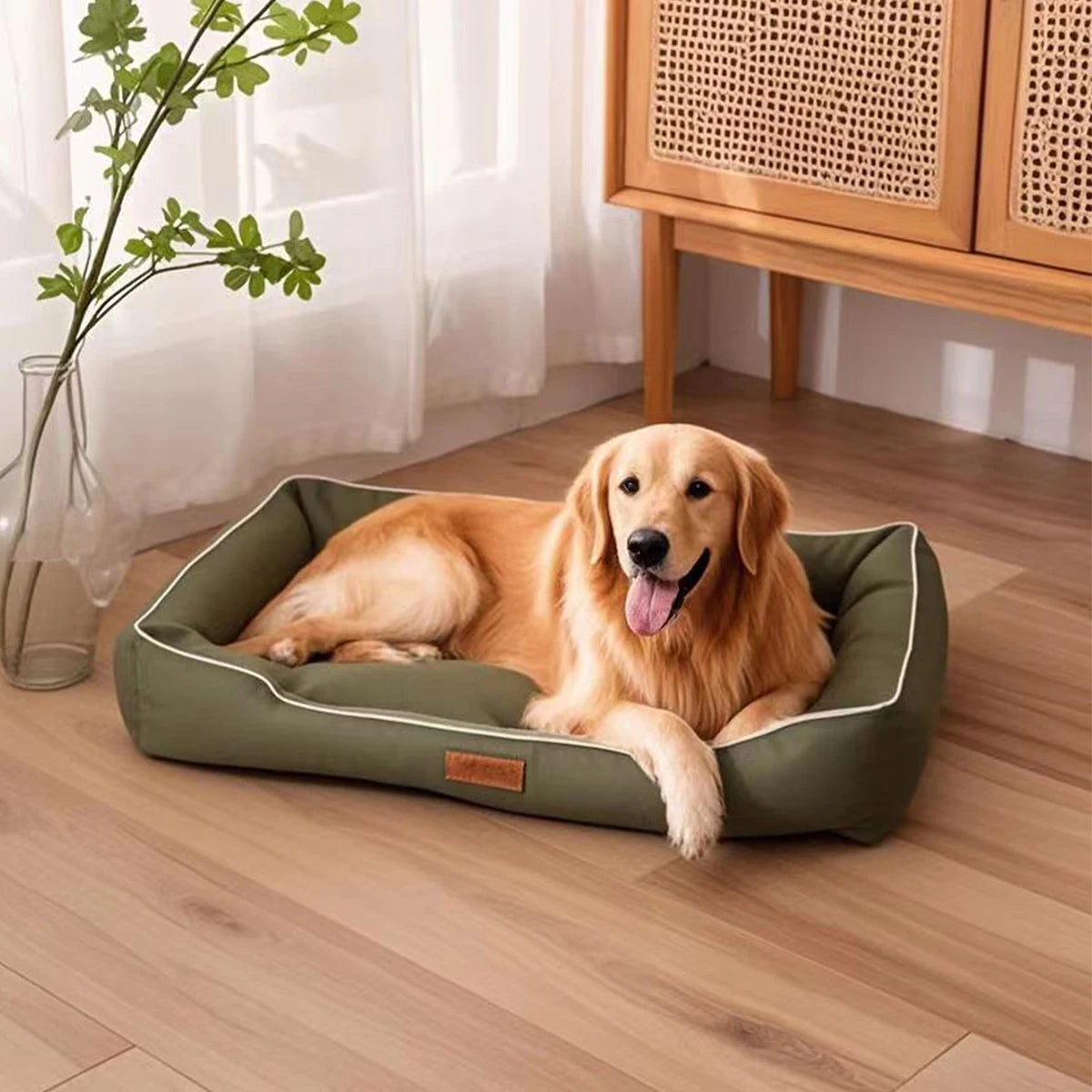 Four Season Square Dog Bed for Large Mattress Bite-resistant