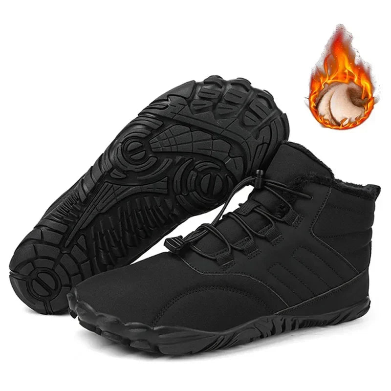 Men Plush Winter Boots Shoes Women Waterproof Snow Cotton Boots