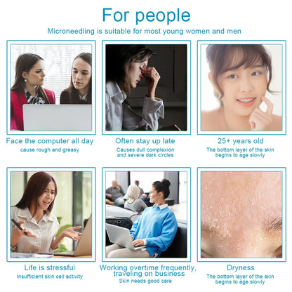 Derma Roller for Facial Body Hair Growth Skin Care Microneedling