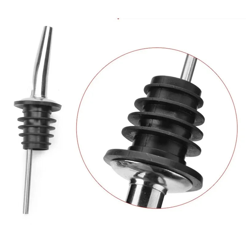 1/2/3/4Pcs Stainless Steel Wine Bottle Stopper Olive Oil