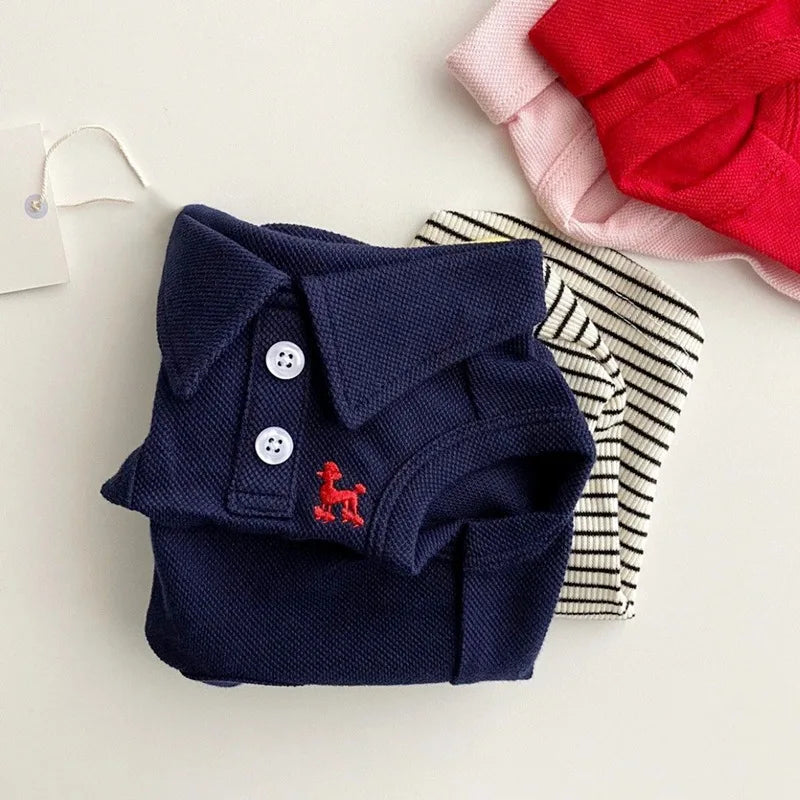 New Pet Polo Shirt Cool Clothes Soft Breathable Costumes
