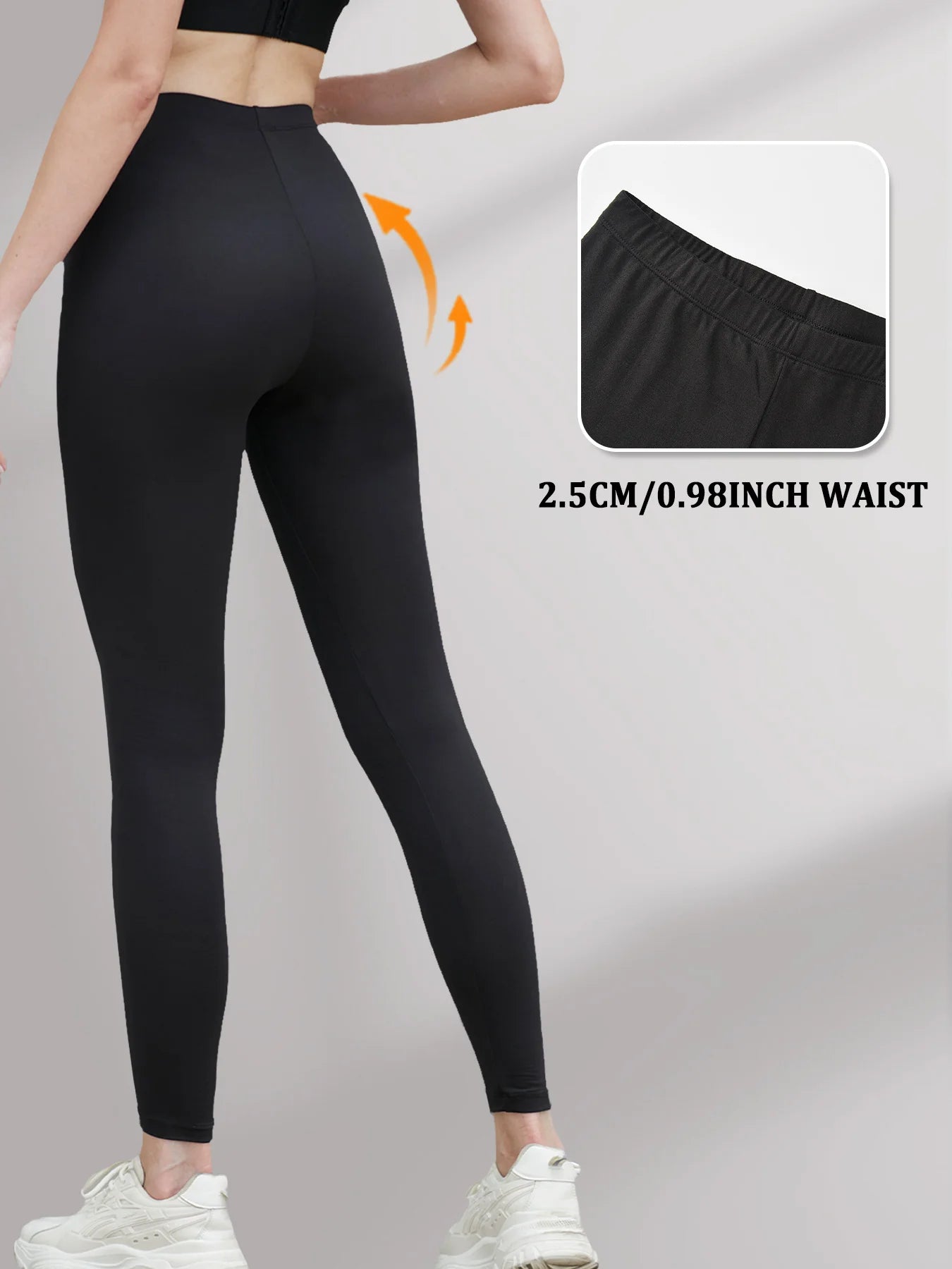 Plus Size Women's Leggings with Super Soft Fabric - High Elasticity