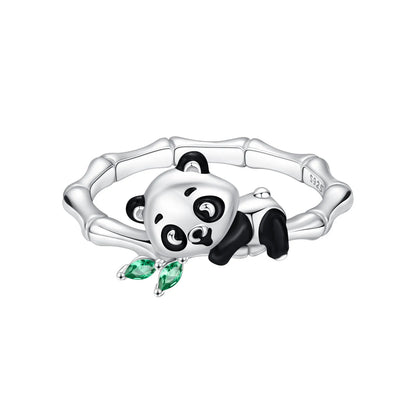 925 Sterling Silver Three-Ring Stackable Ring for Women