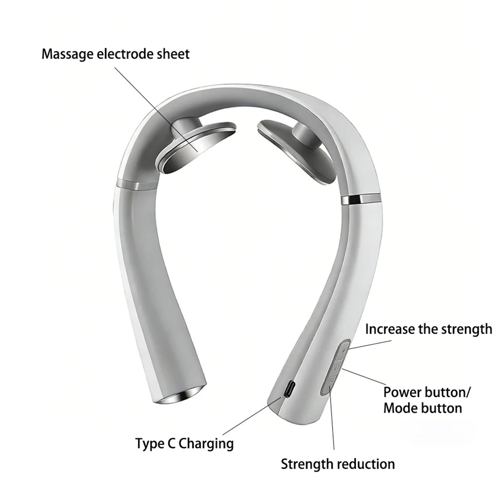 Tens Pulse Neck Massager Electric Smart Cervical Massagers