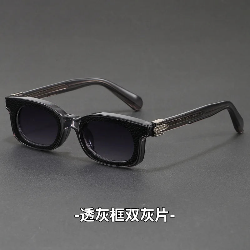 New Fashion Vintage Rectangle Frame Sunglasses Men