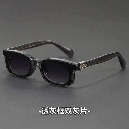 New Fashion Vintage Rectangle Frame Sunglasses Men