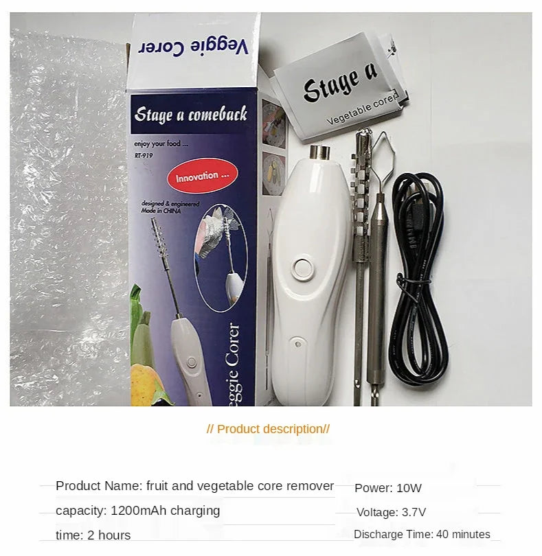 Electric Fruit Corer Electric Scale Scraper Egg Beater