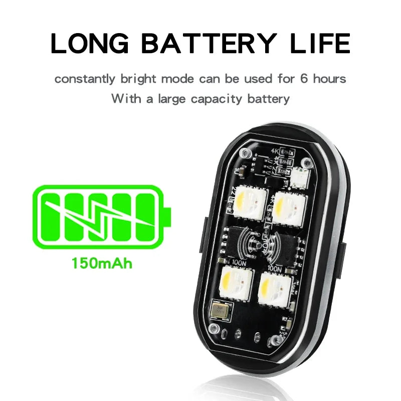 Wireless Light Aircraft Airplane Helicopter Warning Lights