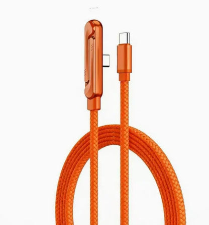 240W Type-C To Type C Cable Elbow Fast Charging Data Cable