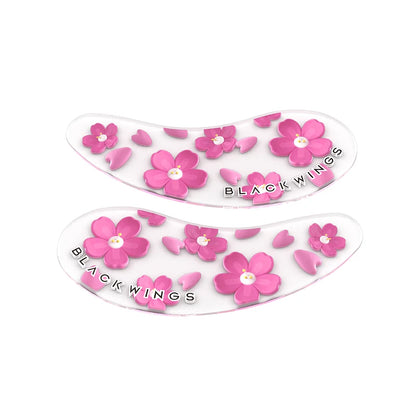 1 Pair Reusable Silicone Eyelash Pad Lash Extension Patches U-Shaped Design