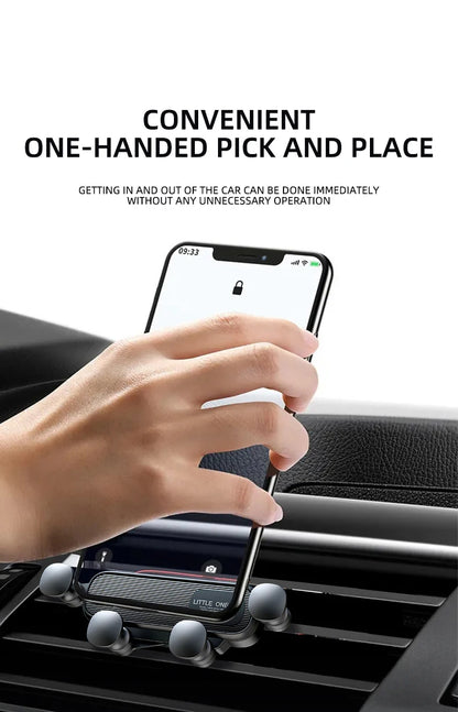 Gravity Car Phone Holder for 4.7-7 inch Mobile Phone Car Air Vent