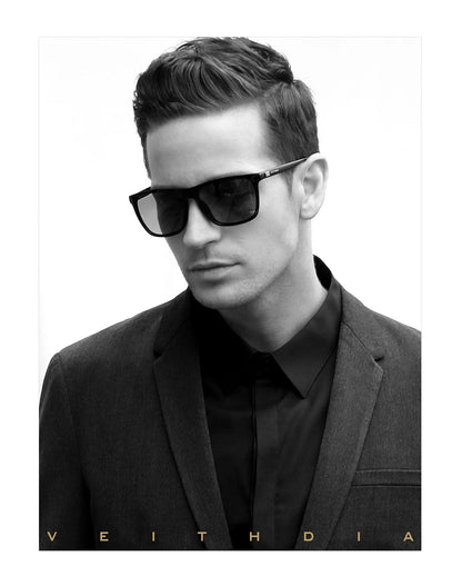 VEITHDIA Brand Sunglasses Unisex Retro Aluminum+TR90