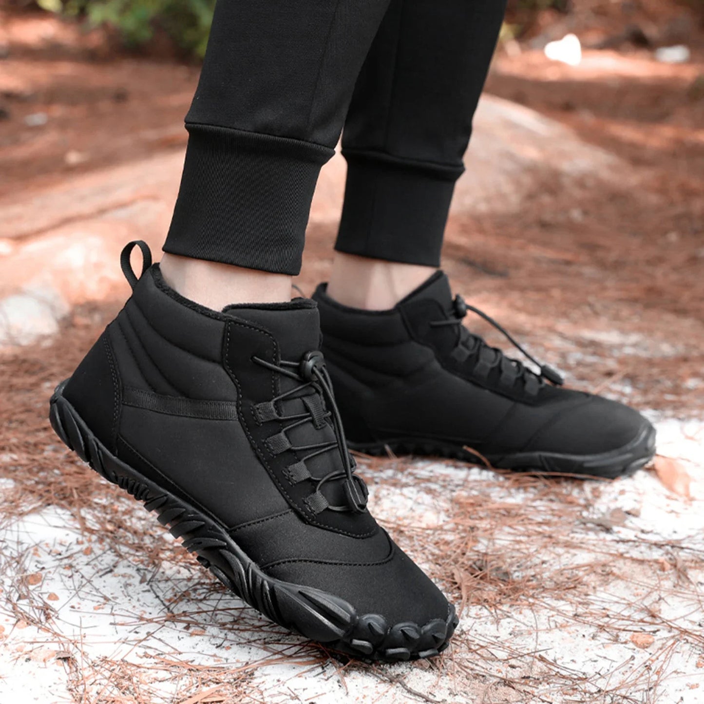 Men Plush Winter Boots Shoes Women Waterproof Snow Cotton Boots