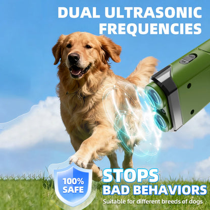 Dual Ultrasonic Pet Repeller Professional Dog Training