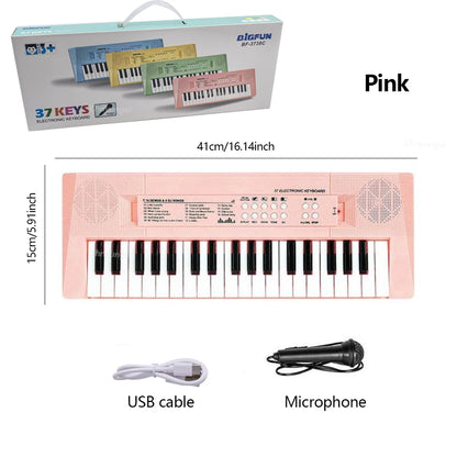 37 Keys Electronic Piano Keyboards with Microphone