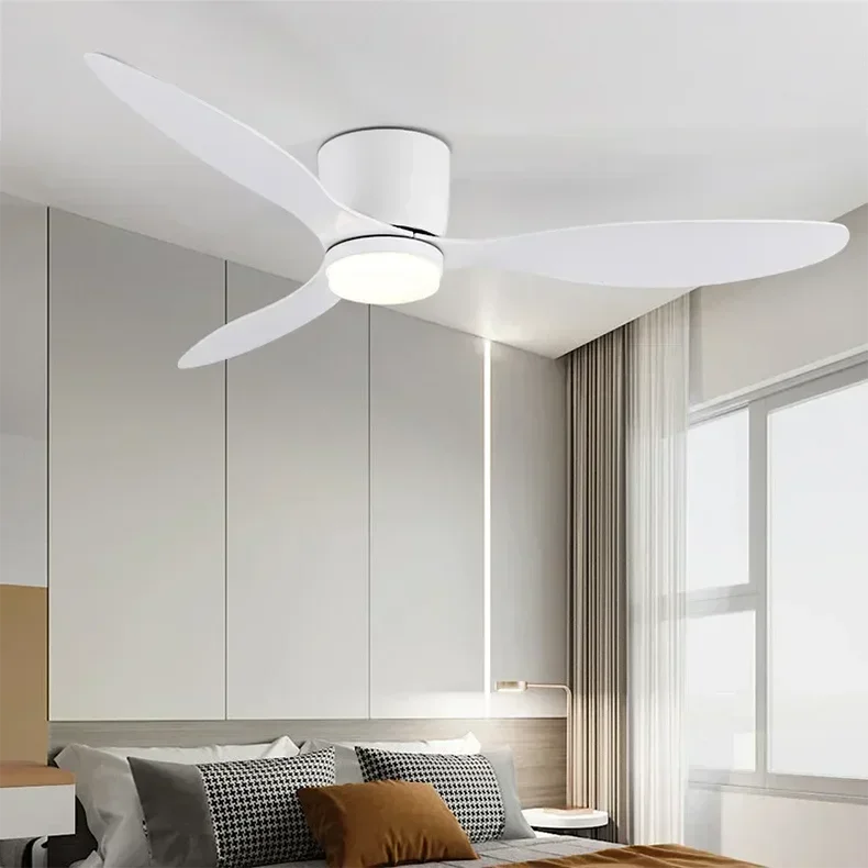 Modern LED Ceiling Fan Lights, Low Floor Decorative Lights