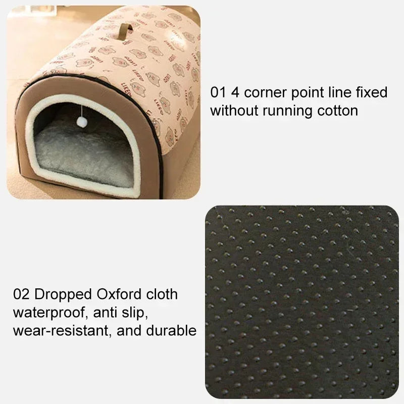 Hot Winter Warm Dog Removable Pet Sleeping House