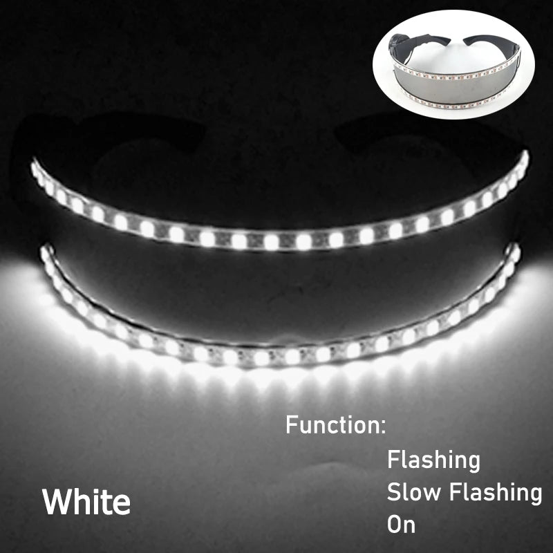 1set Luminous Glowing Glasses and Gloves Remote Control