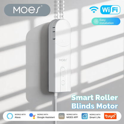 Tuya WiFi Smart Curtain Motor MOES Electric Roller Blinds
