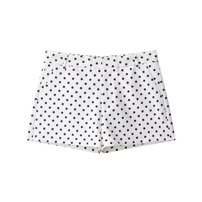 HH Fashion Women's Polka Dot Print Short Coats
