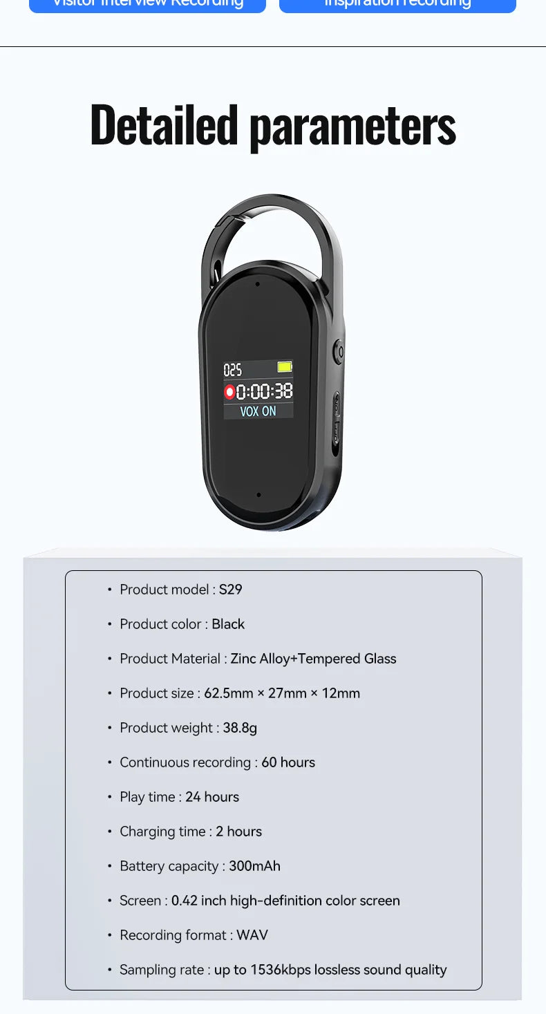 AI Voice Recorder Dictaphone with Real-Time Transcription
