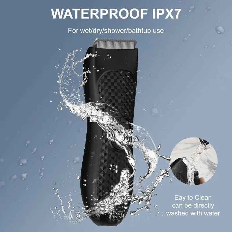 Body Hair Trimmer for Men Electric Groin Hair Trimmer
