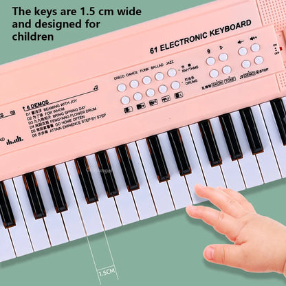 37 Keys Electronic Piano Keyboards with Microphone